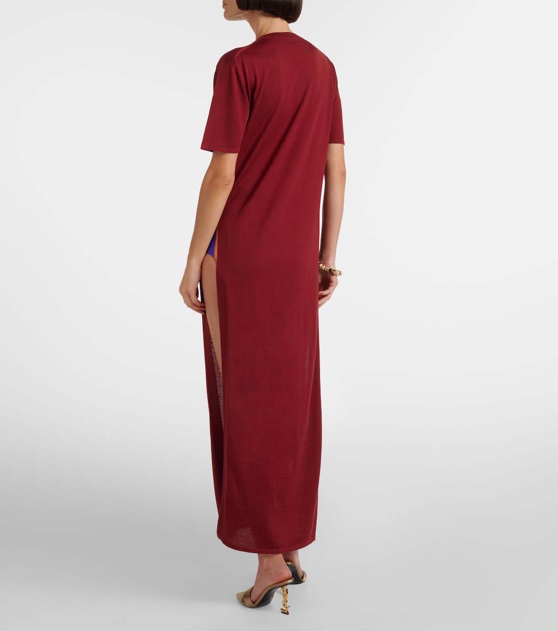 Abito lungo in lana  | Saint Laurent