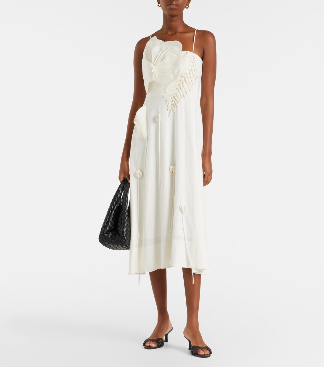 Brigitte woven leather mules | Staud