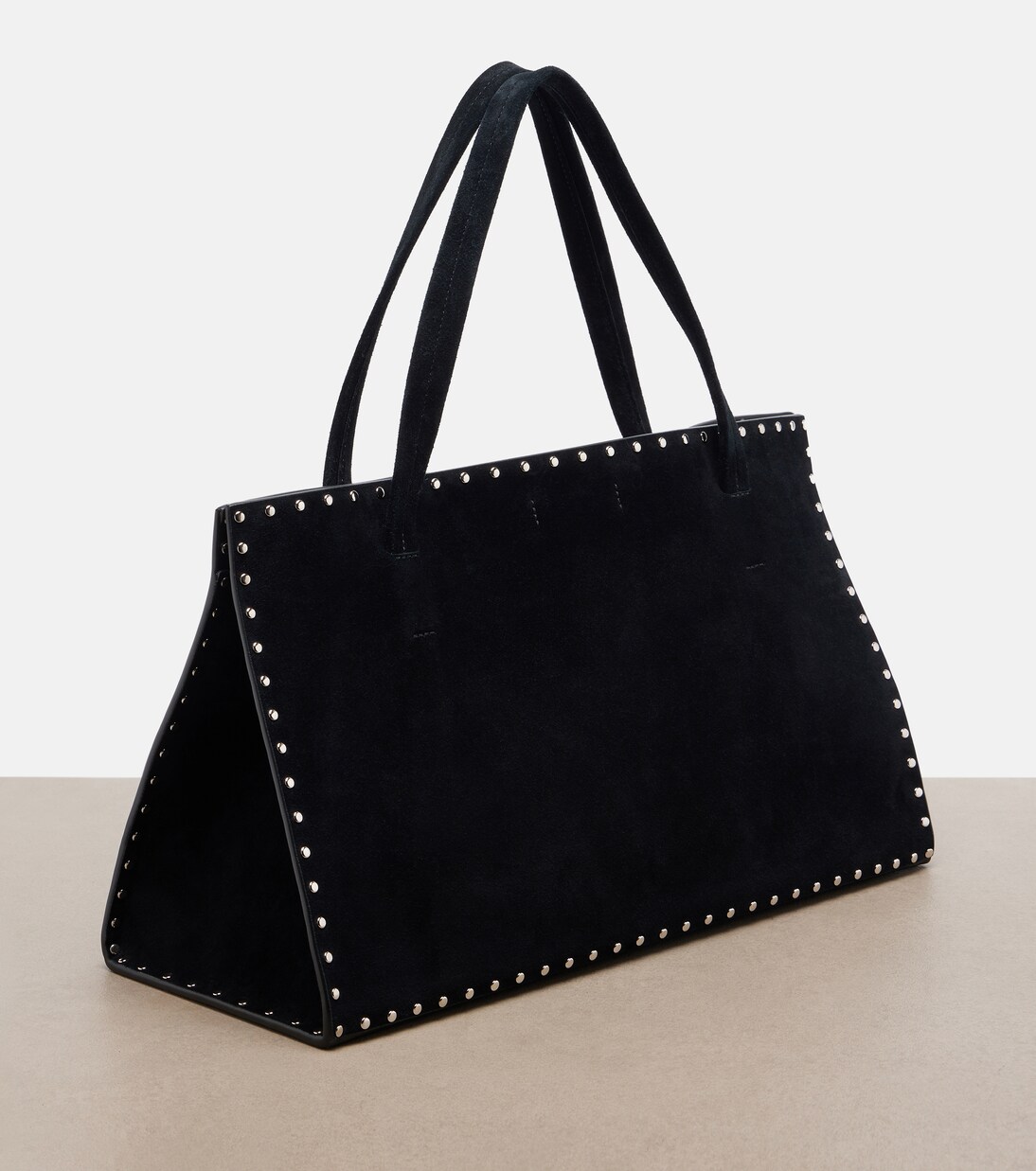 Small Stud Cabas suede tote bag | Phoebe Philo