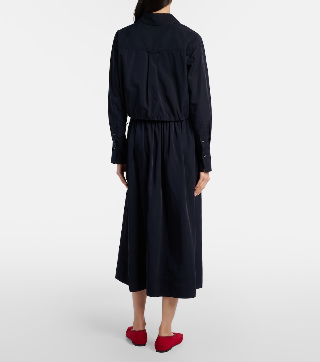 Jupe midi Bates en taffetas | Veronica Beard