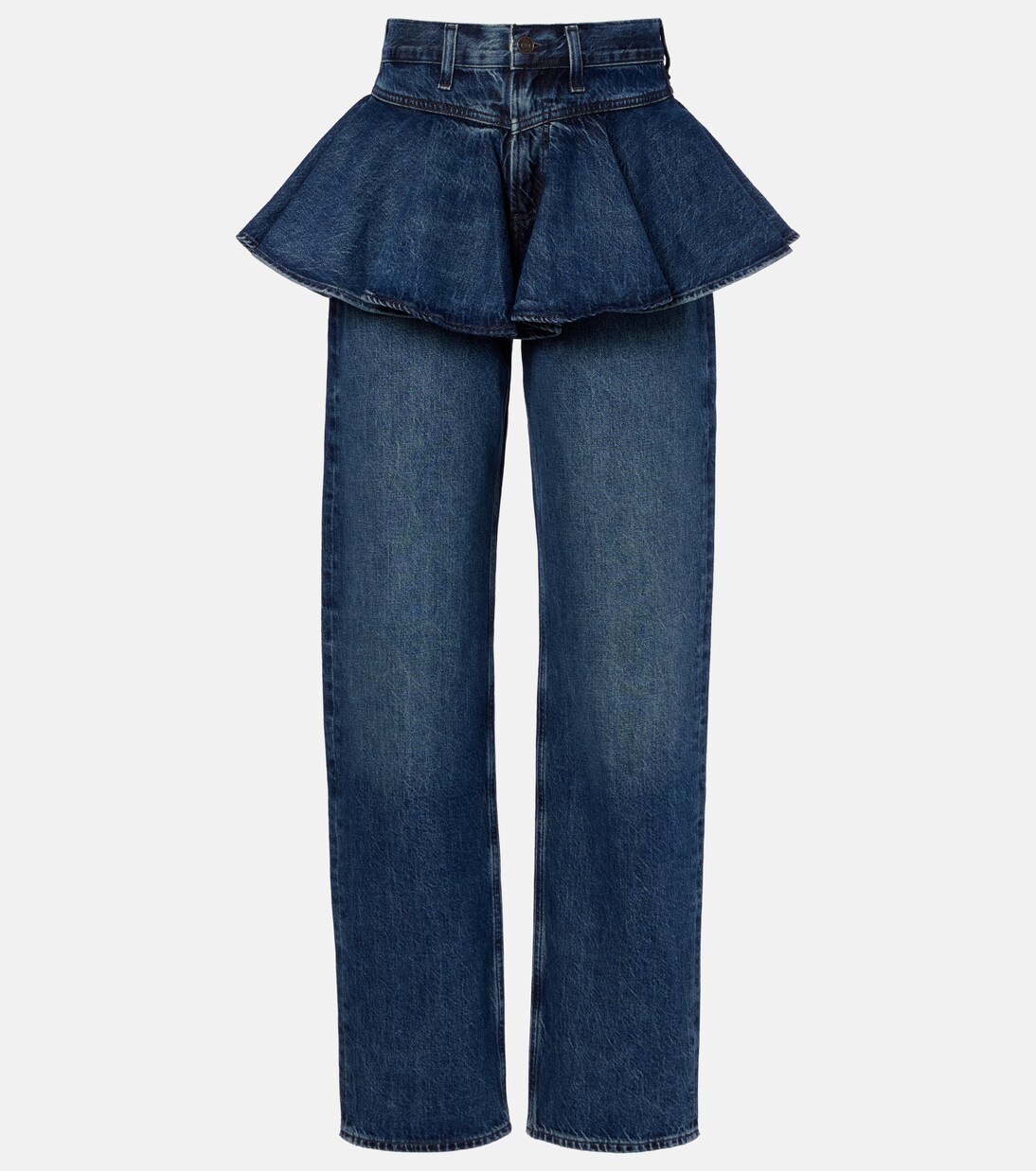 Peplum straight jeans | Agolde