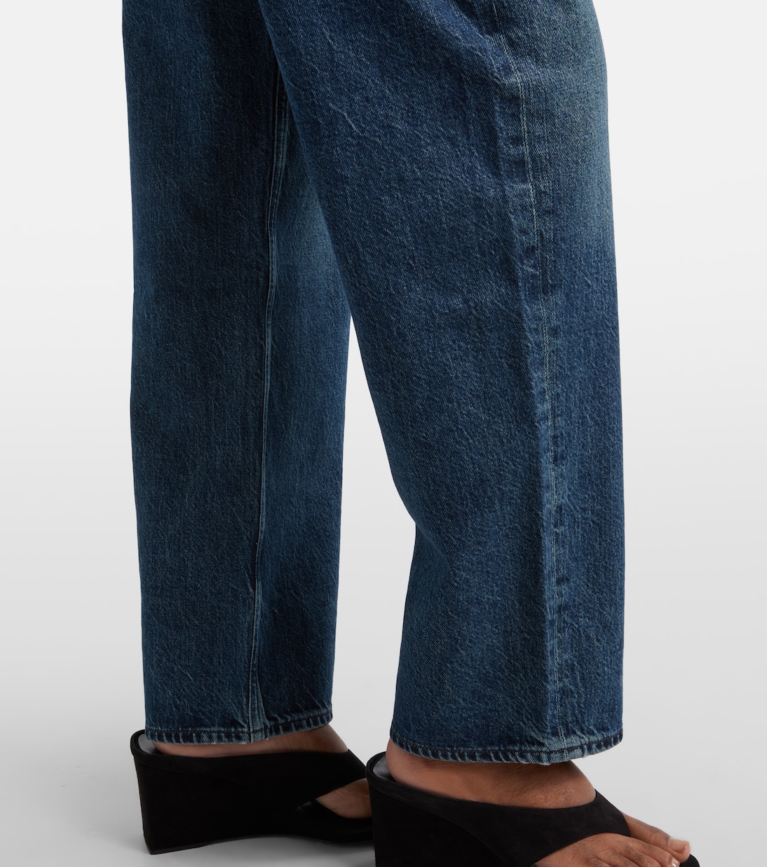 Peplum straight jeans | Agolde