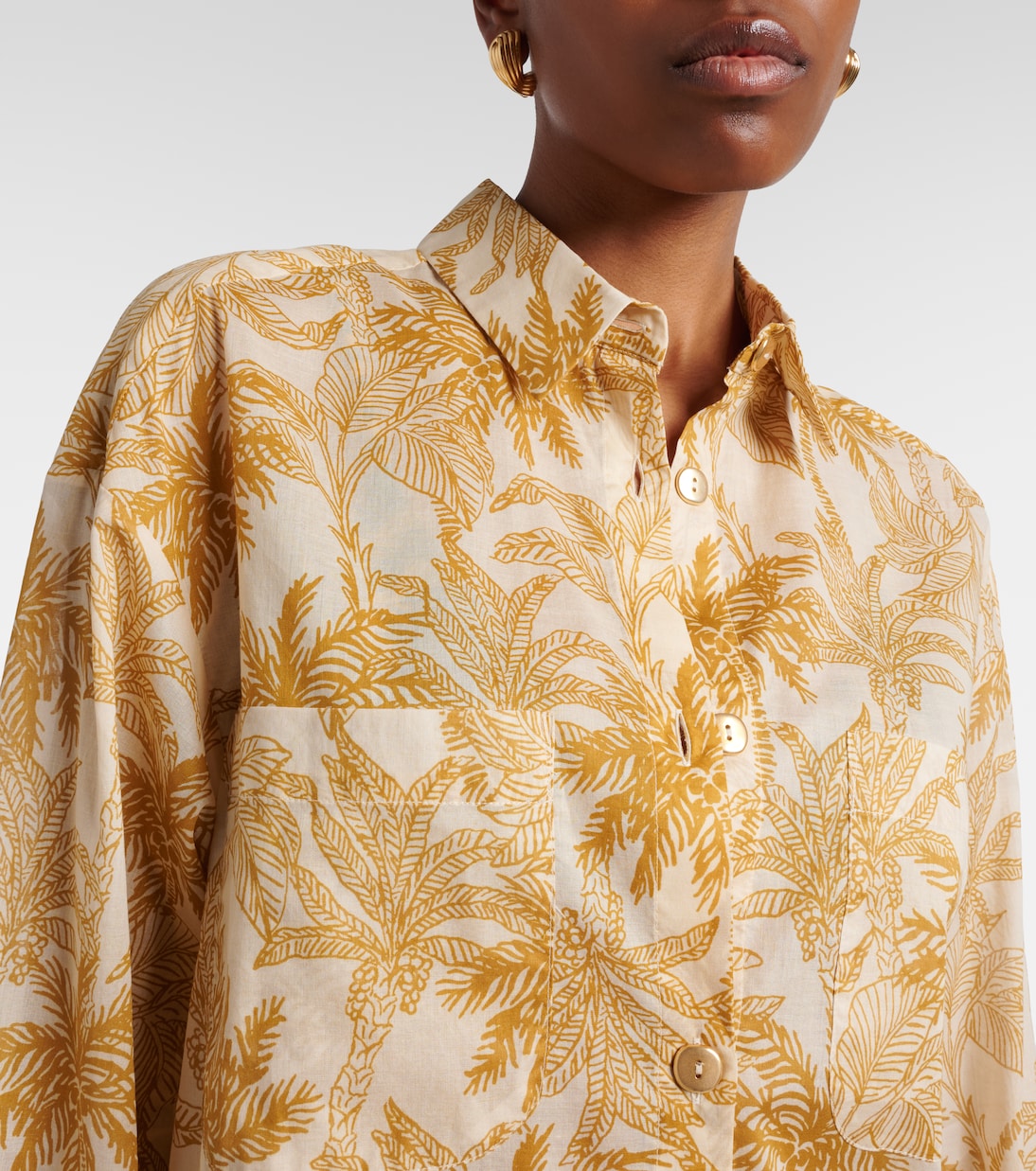 Chemise Exotisme imprimée coton | Eres