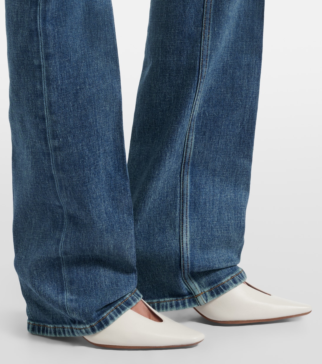 Jean straight à taille haute | Balenciaga