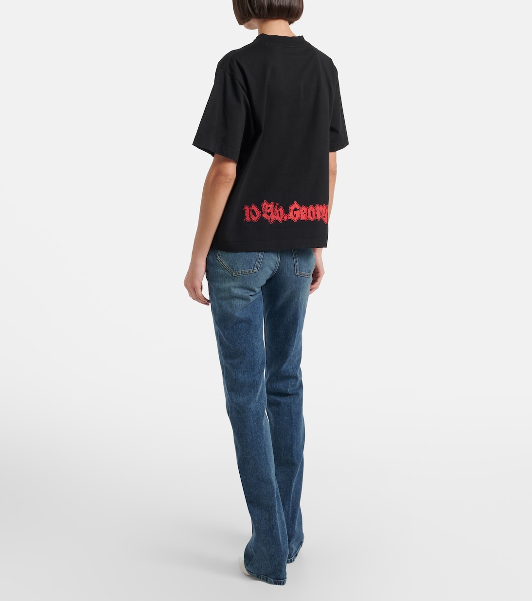 Jean straight à taille haute | Balenciaga