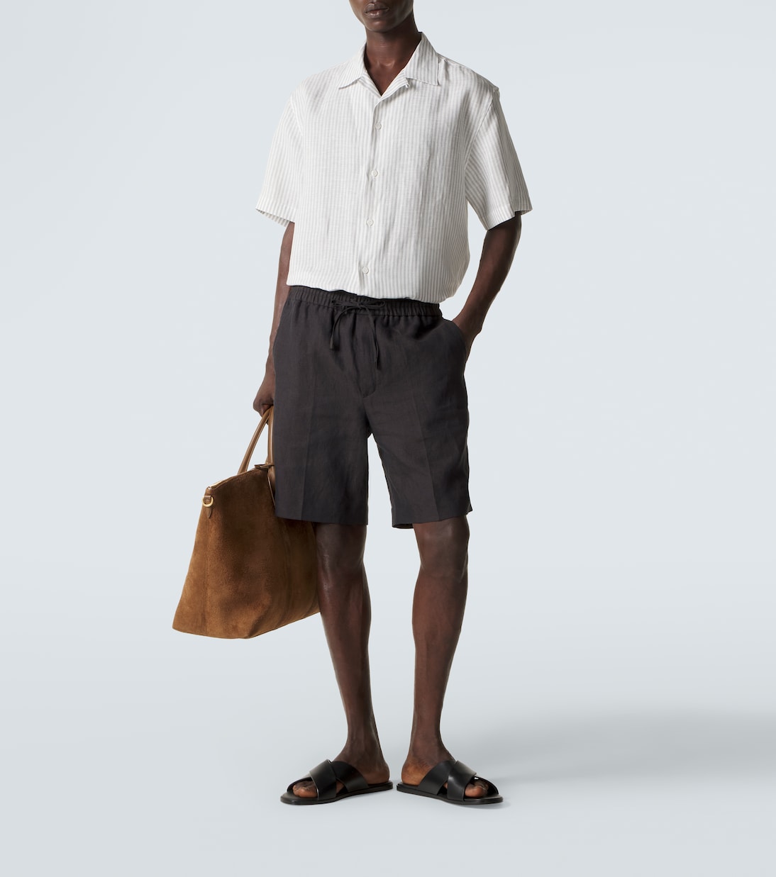 Leather slides | Magnanni