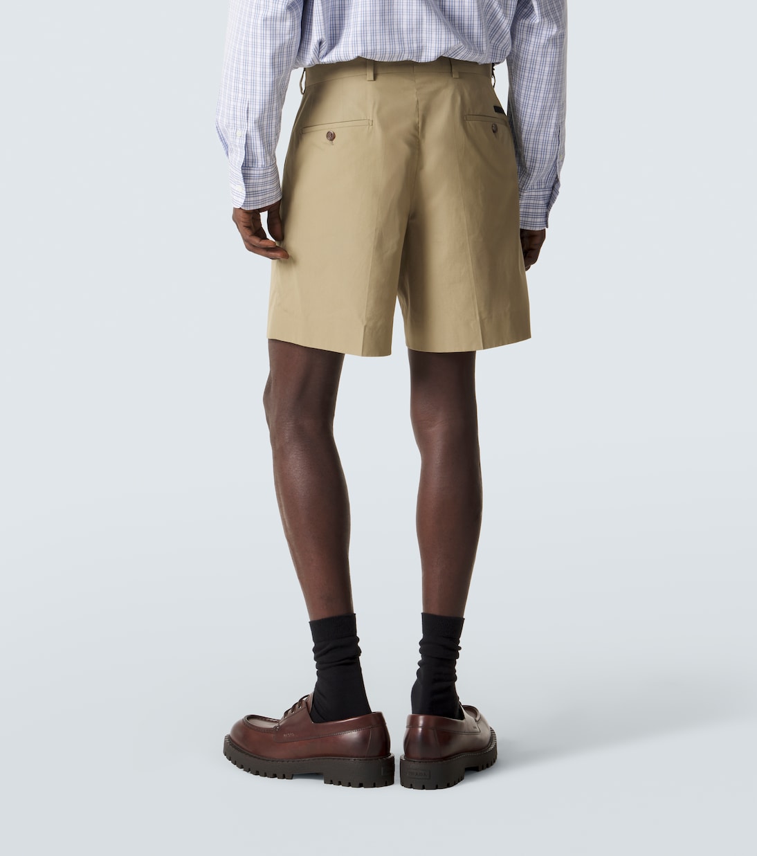 Bermuda-Shorts aus Baumwolle | Prada