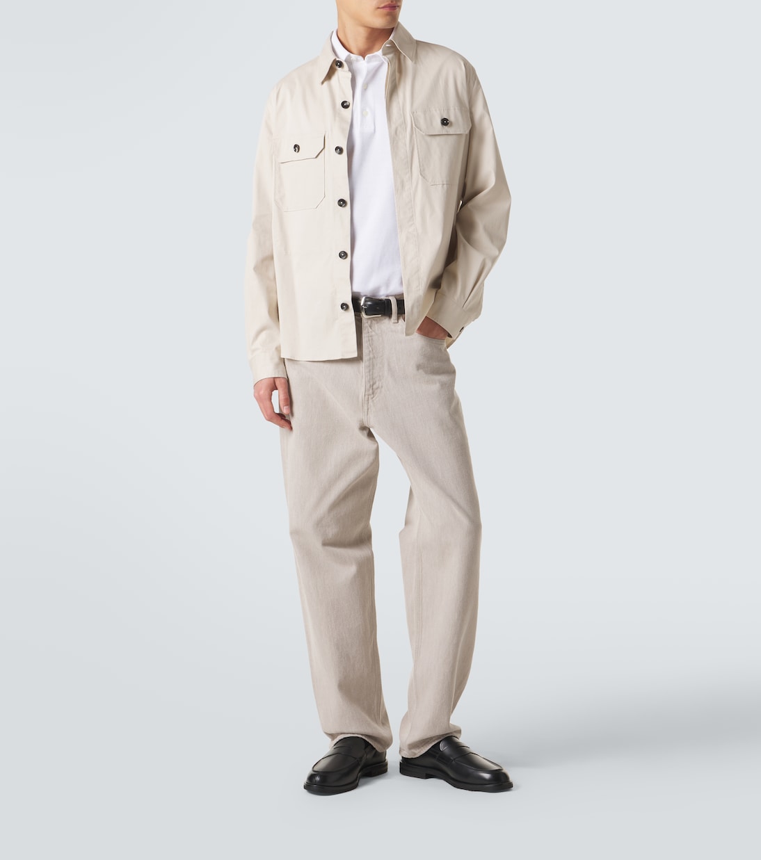 Leather penny loafers | Thom Sweeney