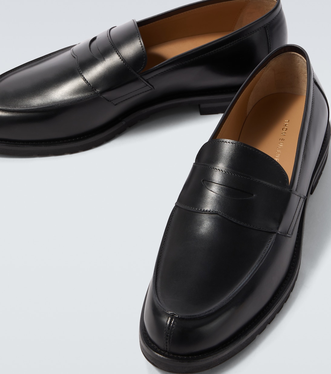 Leather penny loafers | Thom Sweeney