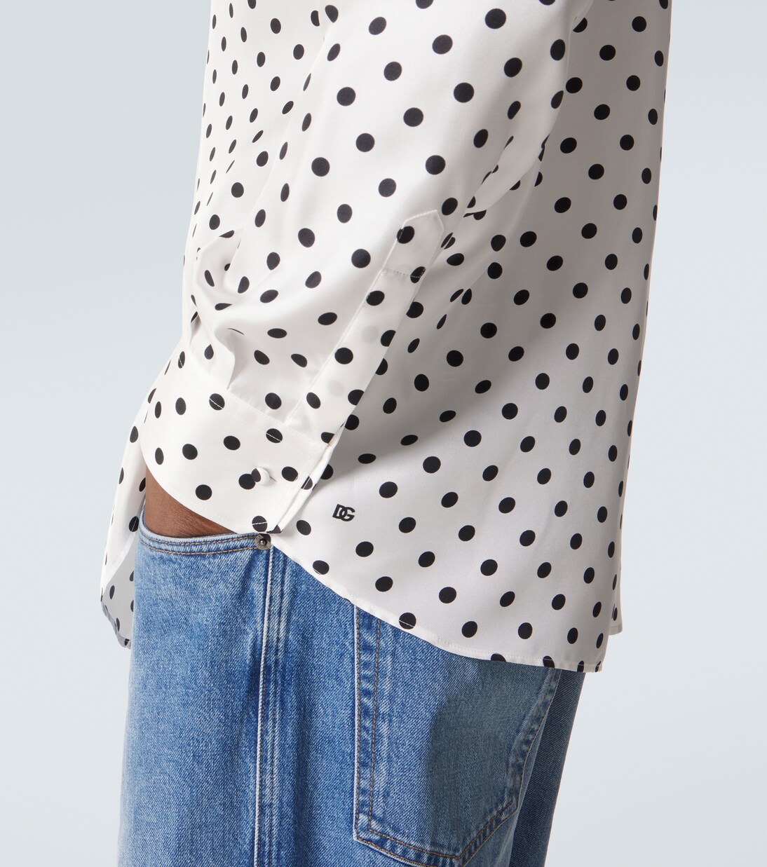 Polka-dot silk shirt | Dolce&Gabbana