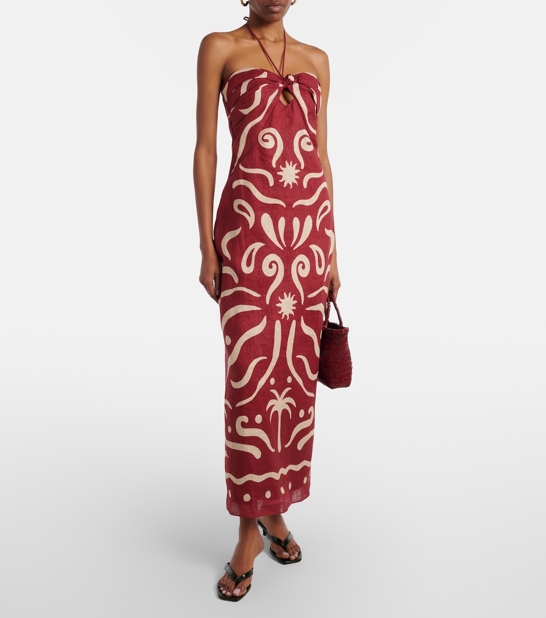 Robe midi Leda | Cala de la Cruz