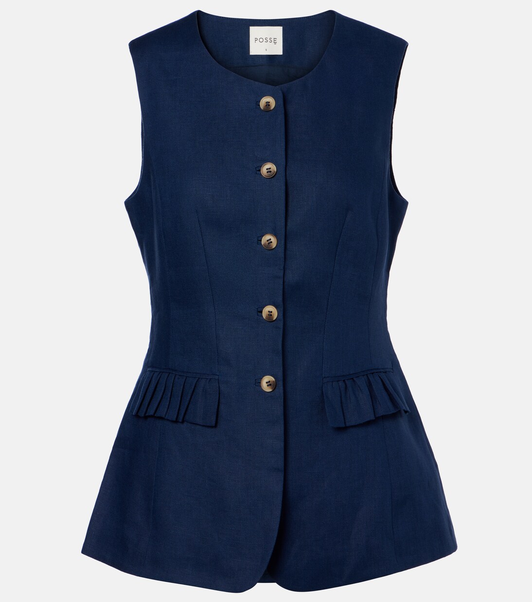 Matilda linen vest | Posse