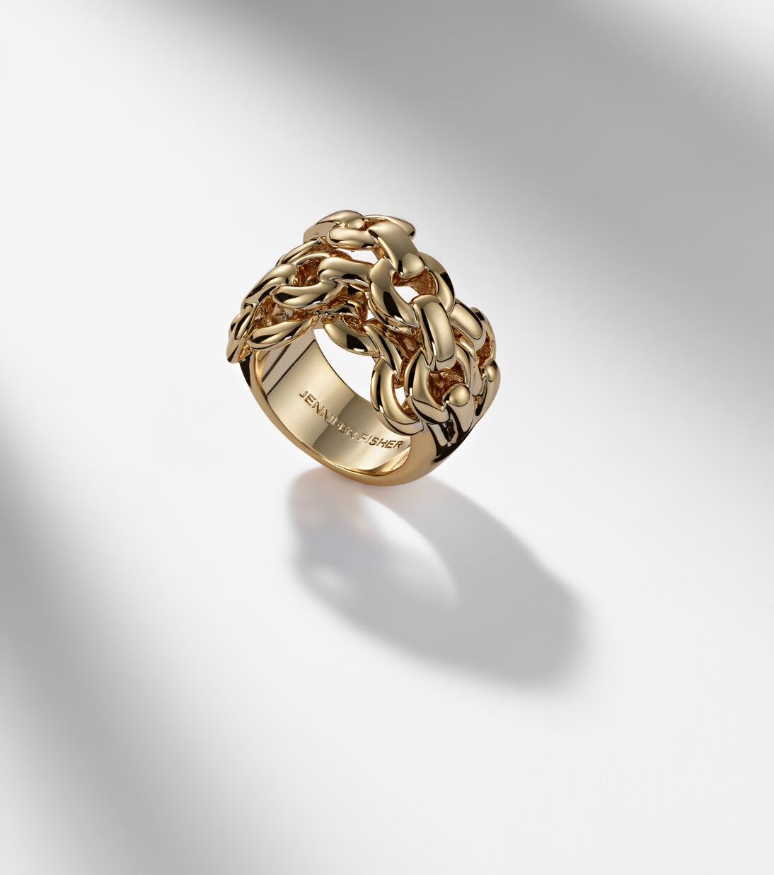 14kt gold-plated ring | Jennifer Fisher
