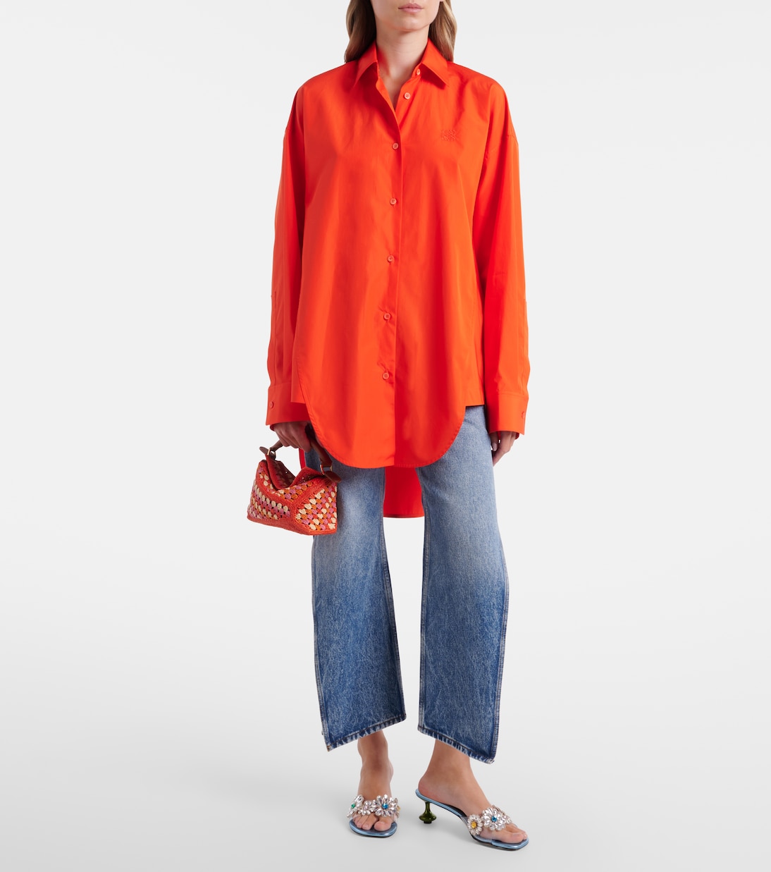 Paula's Ibiza Toy Crystal Flowers mules | Loewe