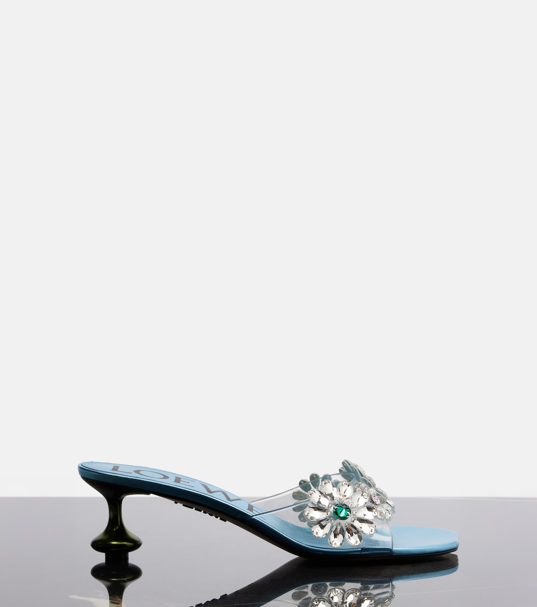 Paula's Ibiza Toy Crystal Flowers mules | Loewe