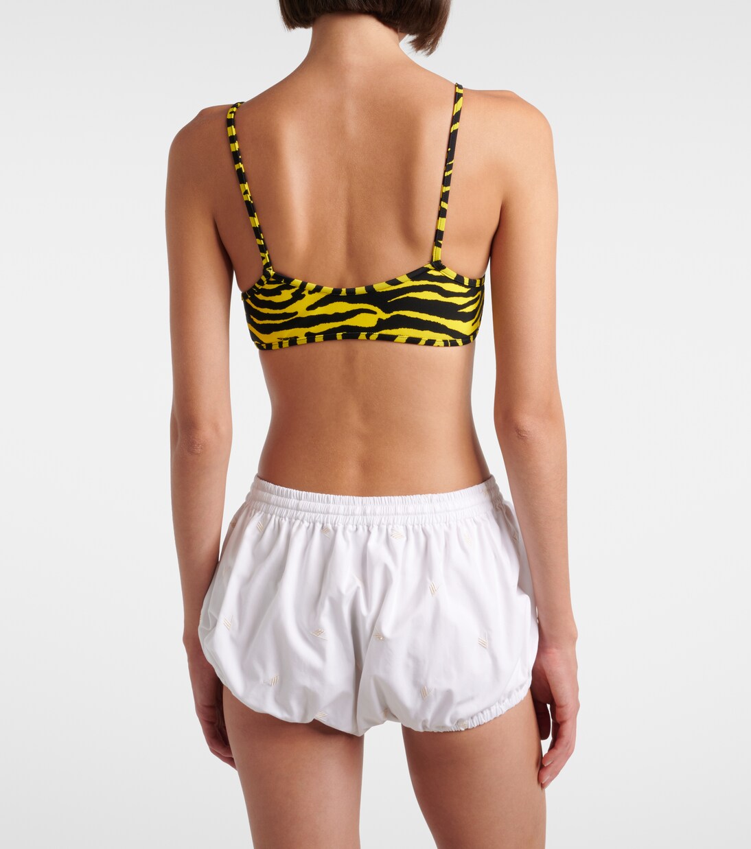 Embroidered cotton shorts | The Attico