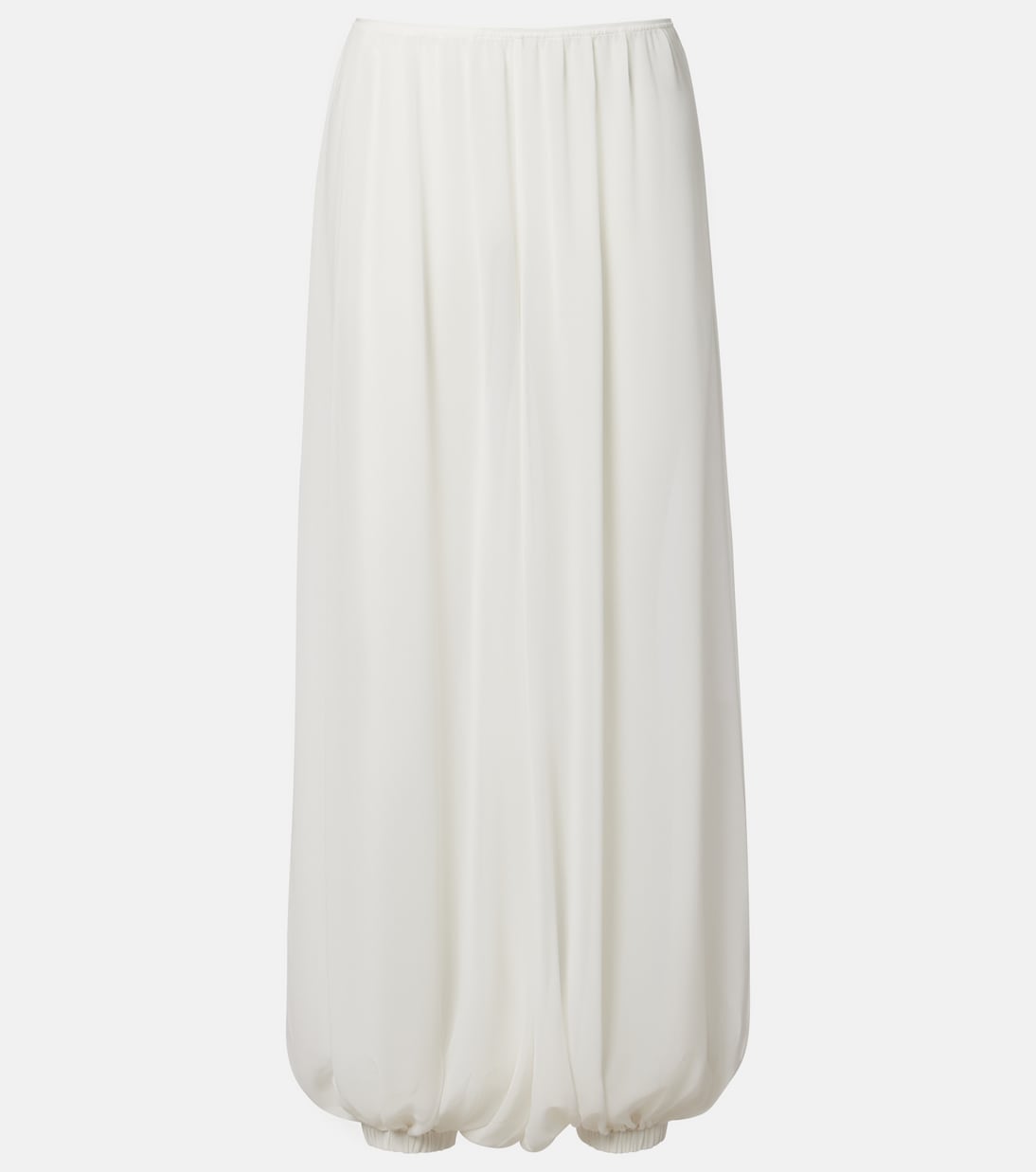 Pantalon ballon Mio en crêpe transparent | The Frankie Shop