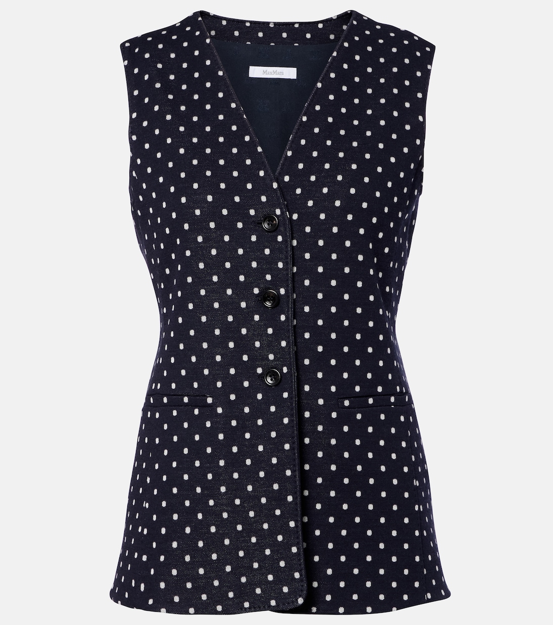 Gilet en jersey à pois | Max Mara