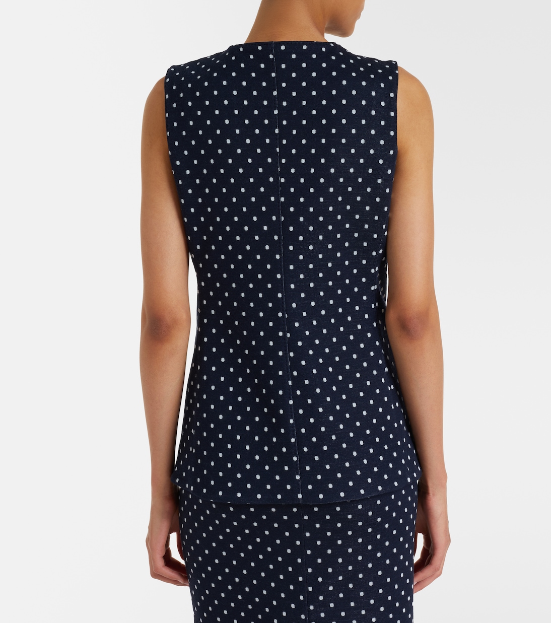 Gilet en jersey à pois | Max Mara
