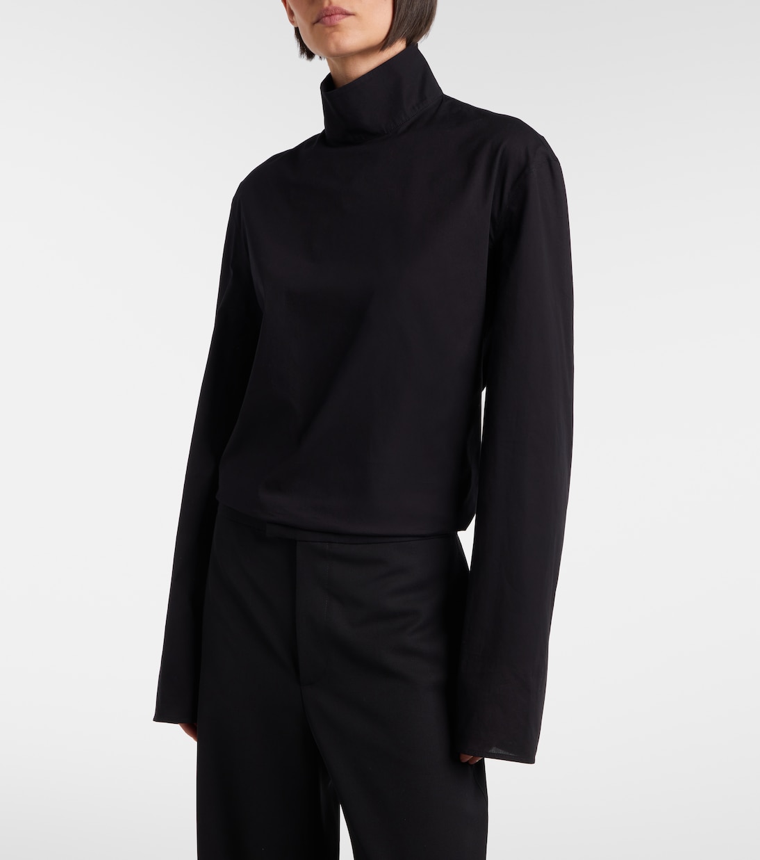 Top in popeline di misto cotone | Gucci