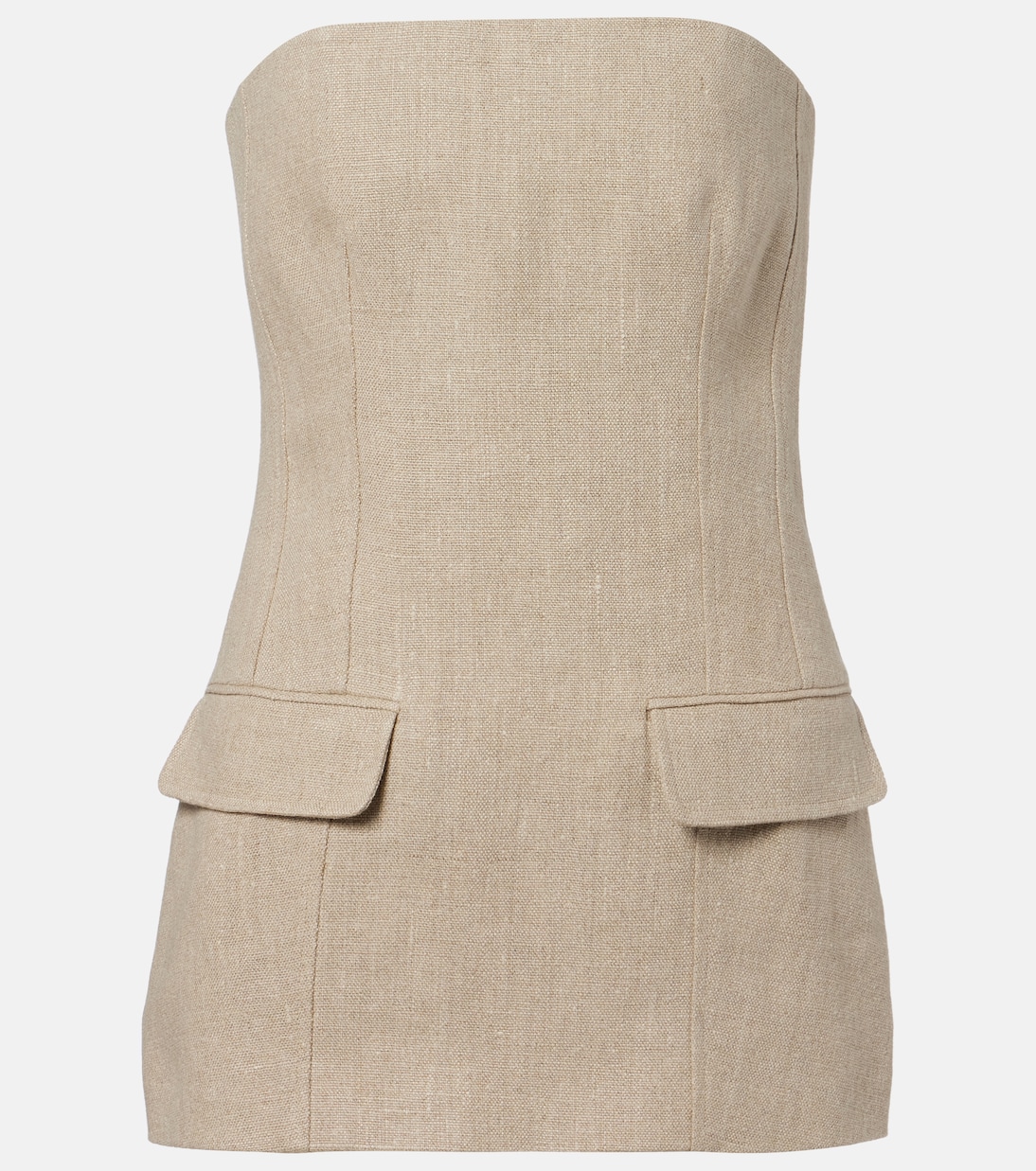 Top bustier de lino | Toteme