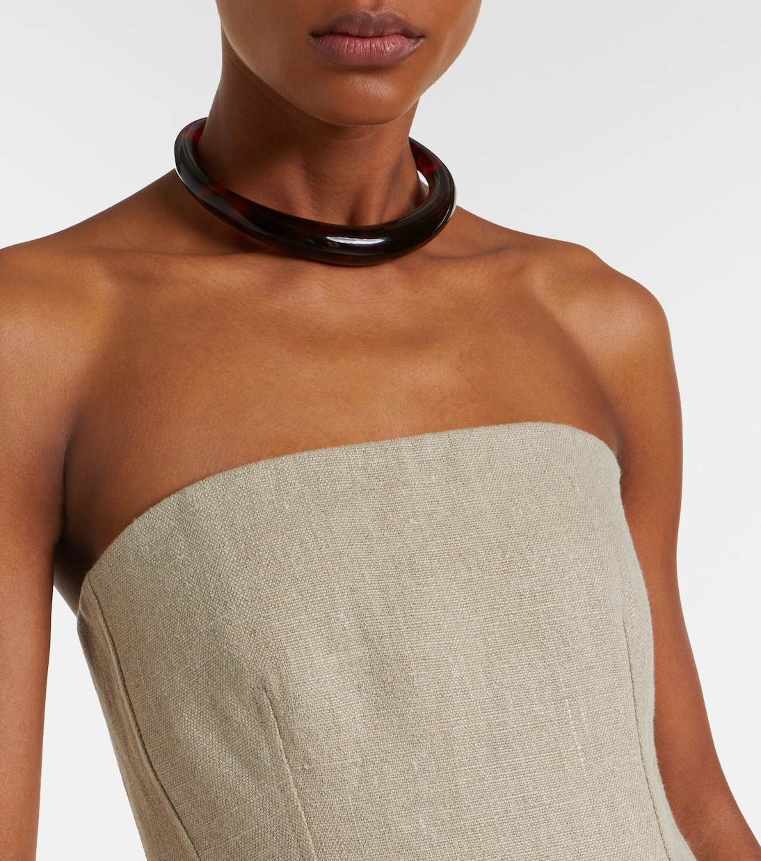 Top bustier de lino | Toteme