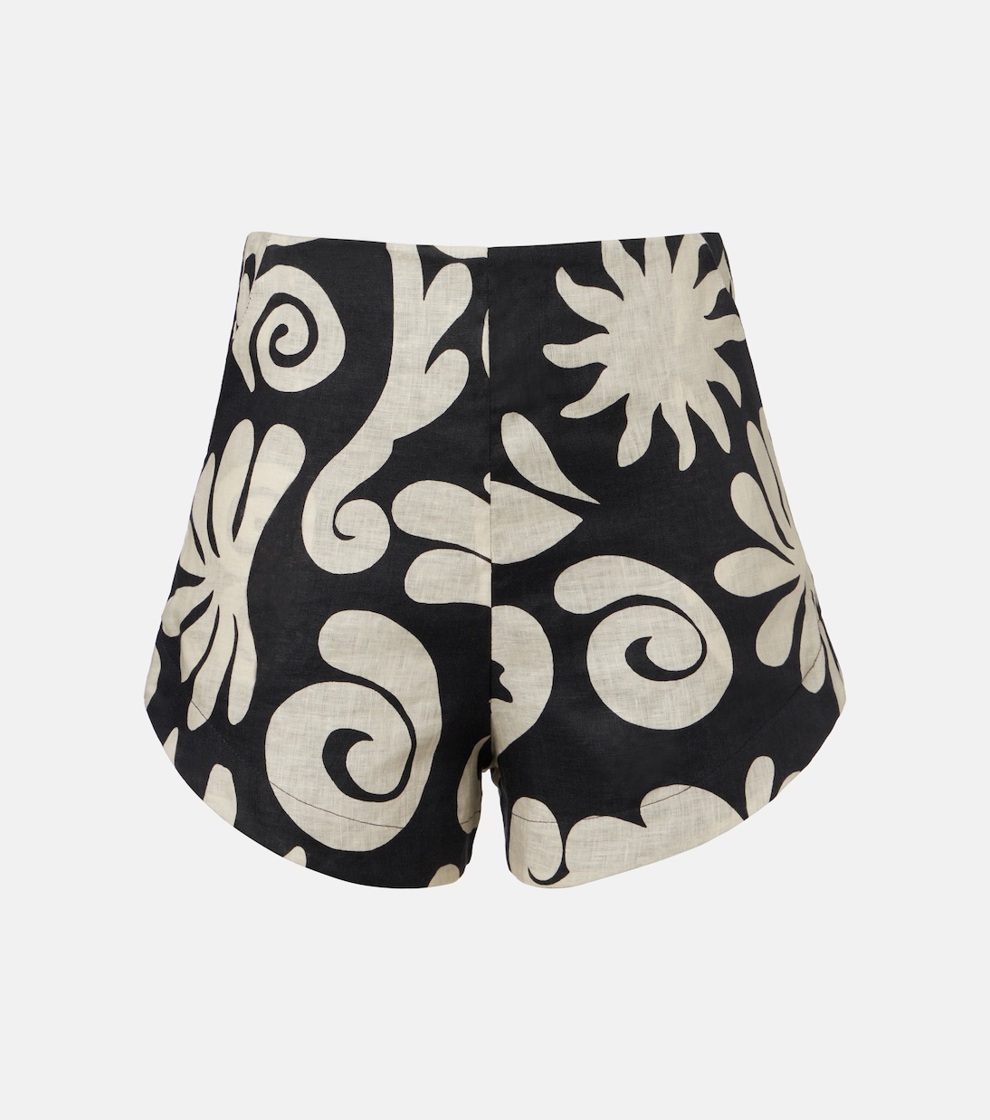Bahamas printed linen shorts | Cala de la Cruz