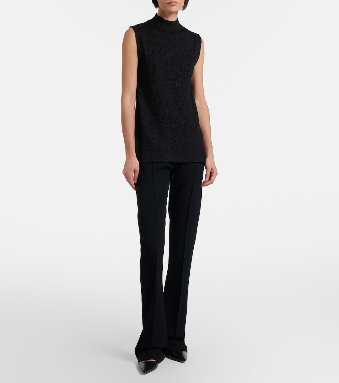 Oakson knitted silk top | The Row