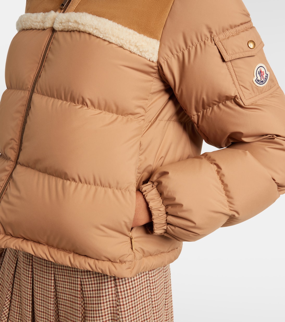 Daunenjacke Aurore mit Shearling | Moncler