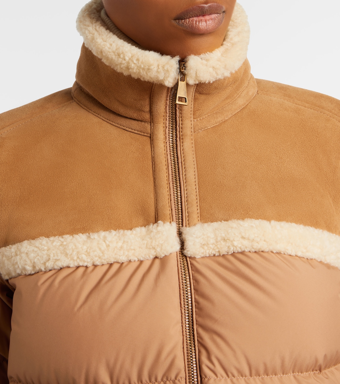 Daunenjacke Aurore mit Shearling | Moncler