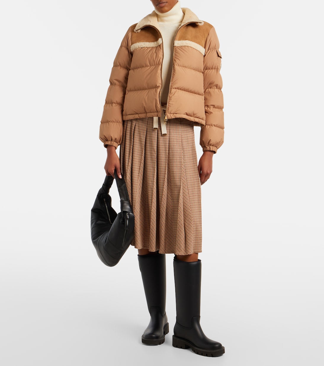 Daunenjacke Aurore mit Shearling | Moncler