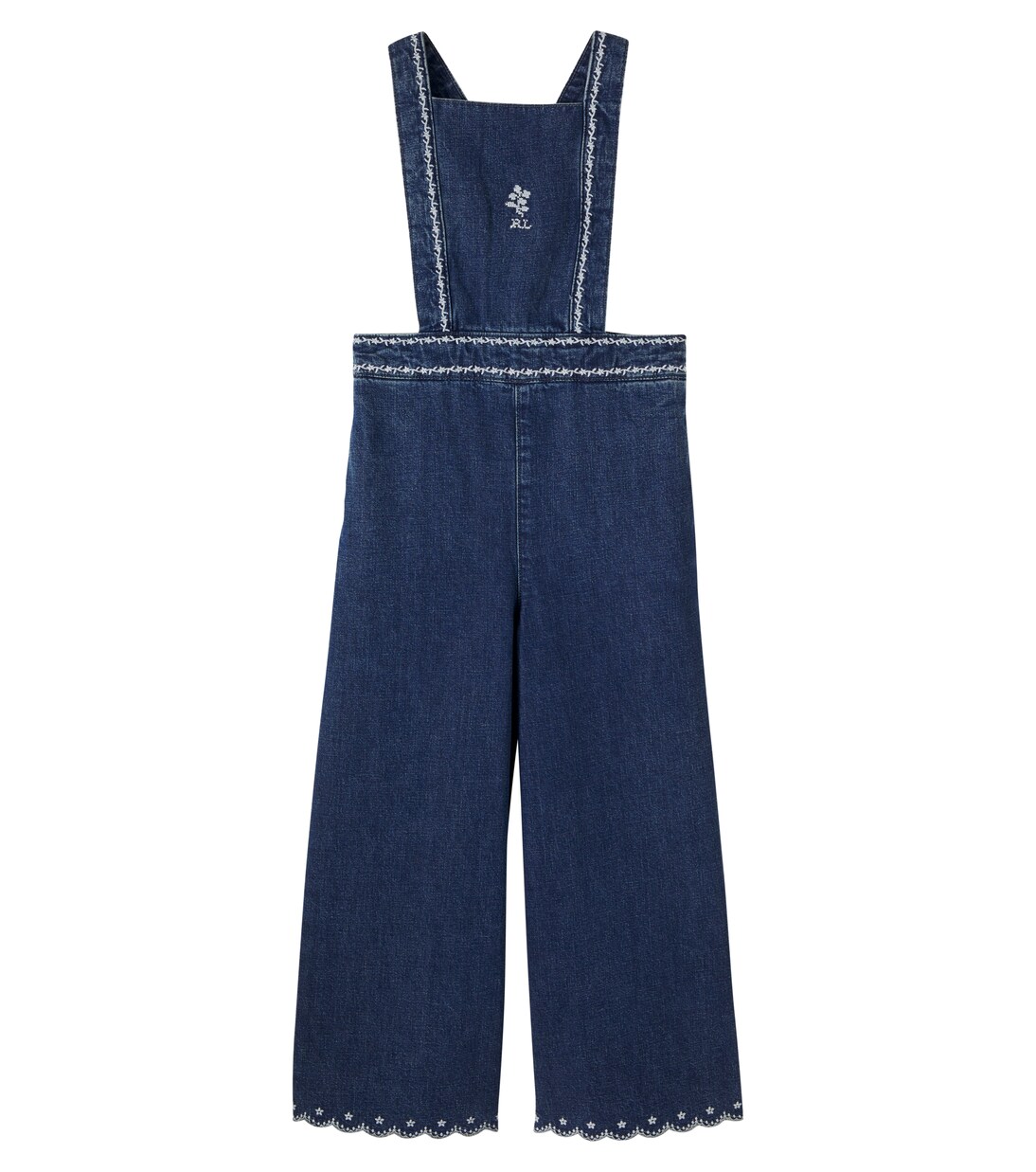 Embroidered denim jumpsuit | Polo Ralph Lauren Kids