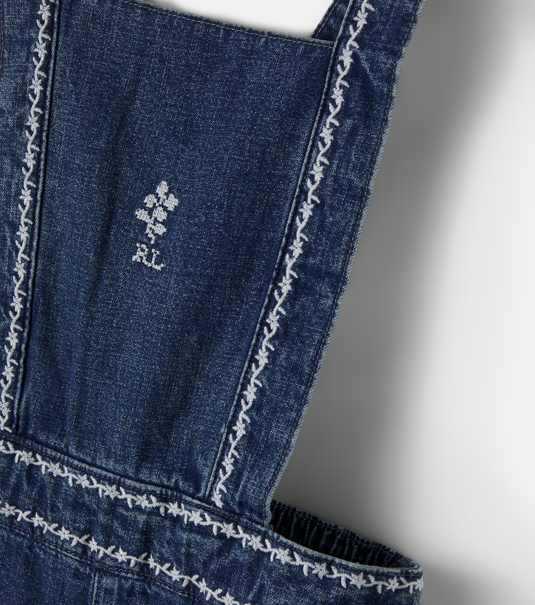 Embroidered denim jumpsuit | Polo Ralph Lauren Kids