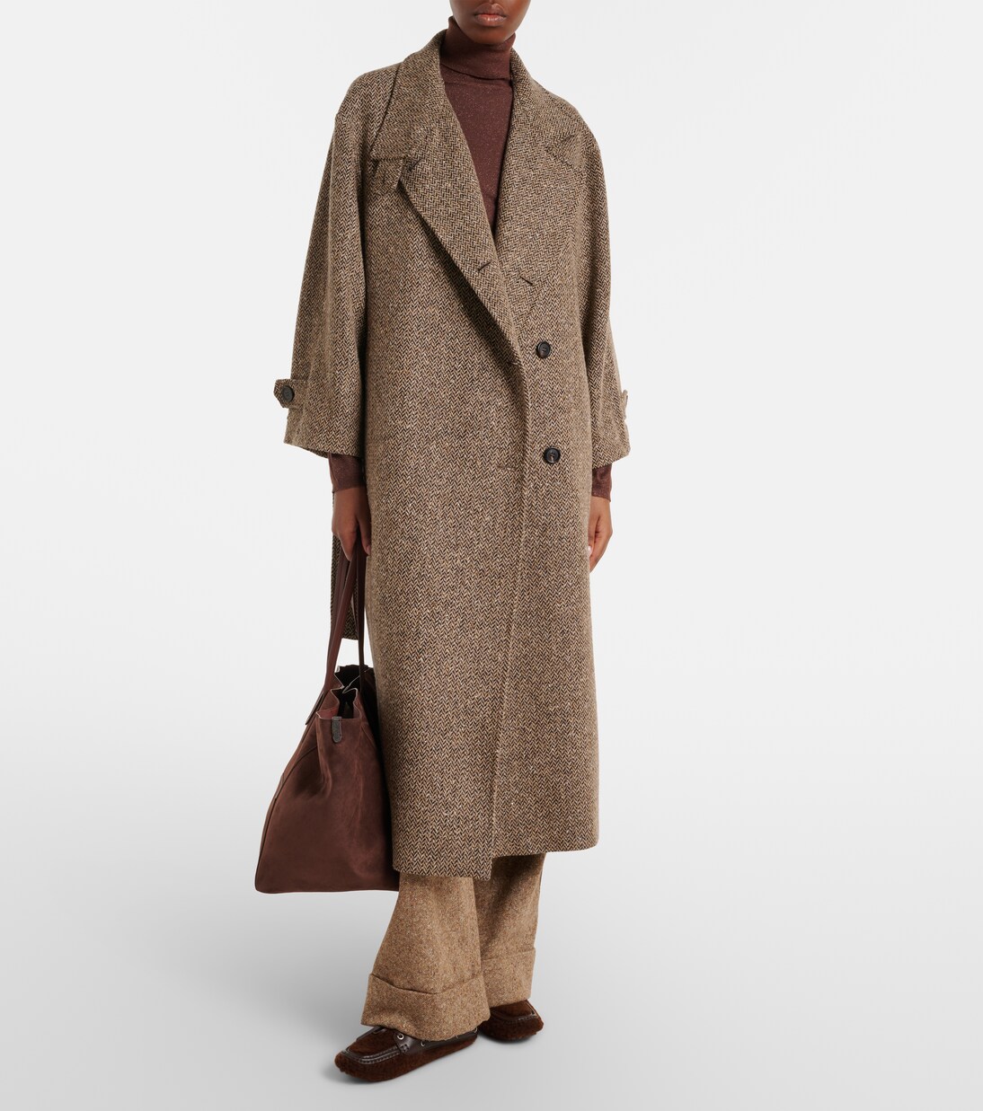 Cashmere and silk-blend turtleneck sweater | Brunello Cucinelli