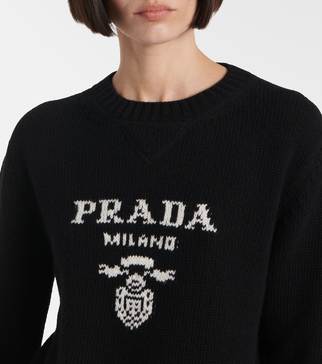 Pullover in lana e cashmere | Prada