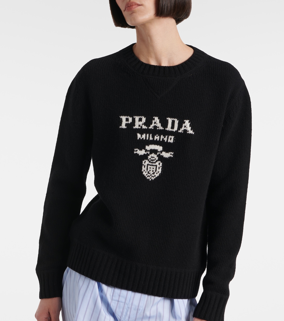 Pullover in lana e cashmere | Prada