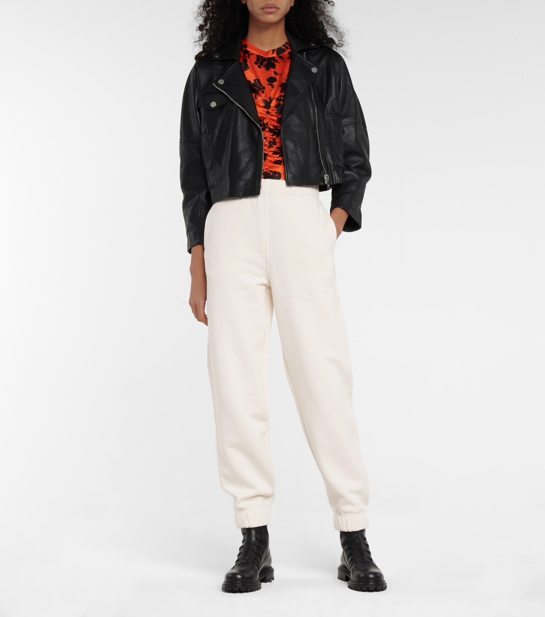 Pantalon de survêtement Software en coton mélangé | Ganni