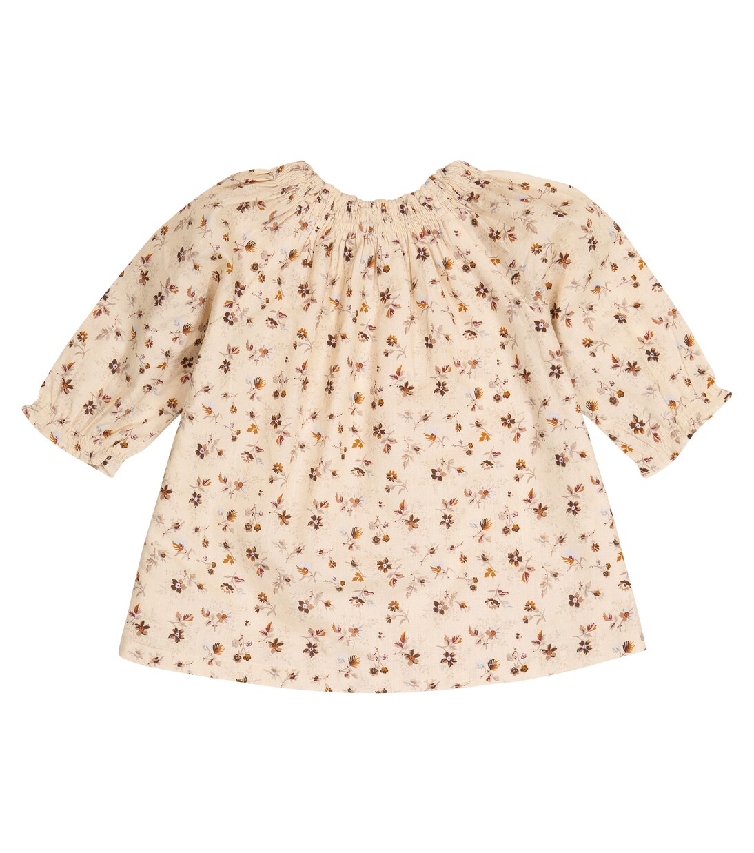 Baby Kleid Arowana aus Baumwolle | Caramel