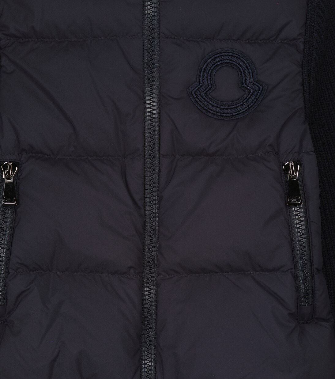 Knit-sleeve down jacket | Moncler Enfant