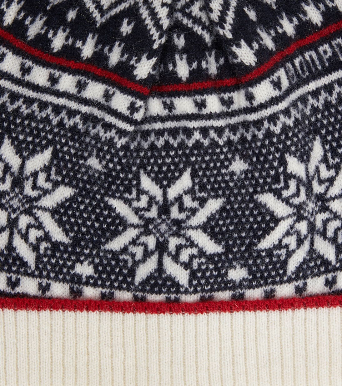 Jacquard cashmere and wool beanie | Bonpoint