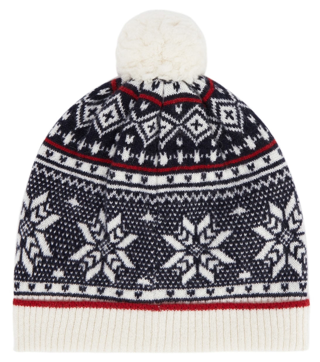 Jacquard cashmere and wool beanie | Bonpoint