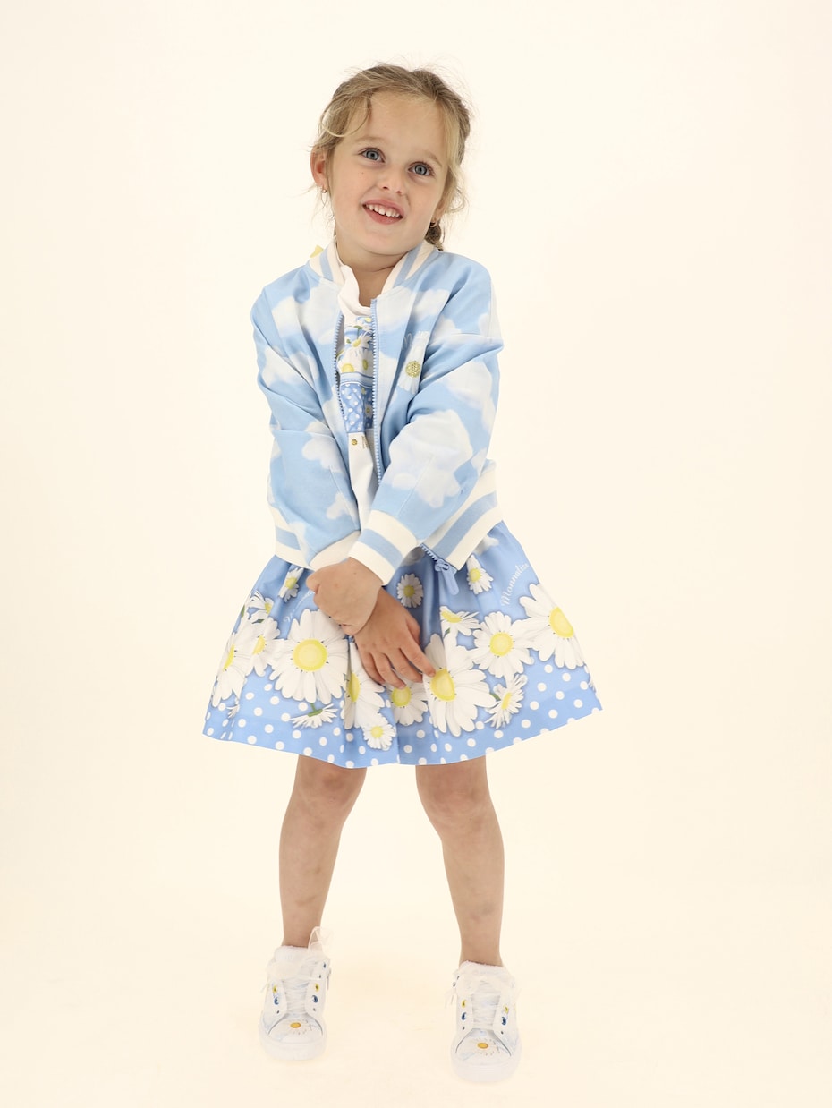 Sweat-shirt en coton mélangé imprimé | Monnalisa