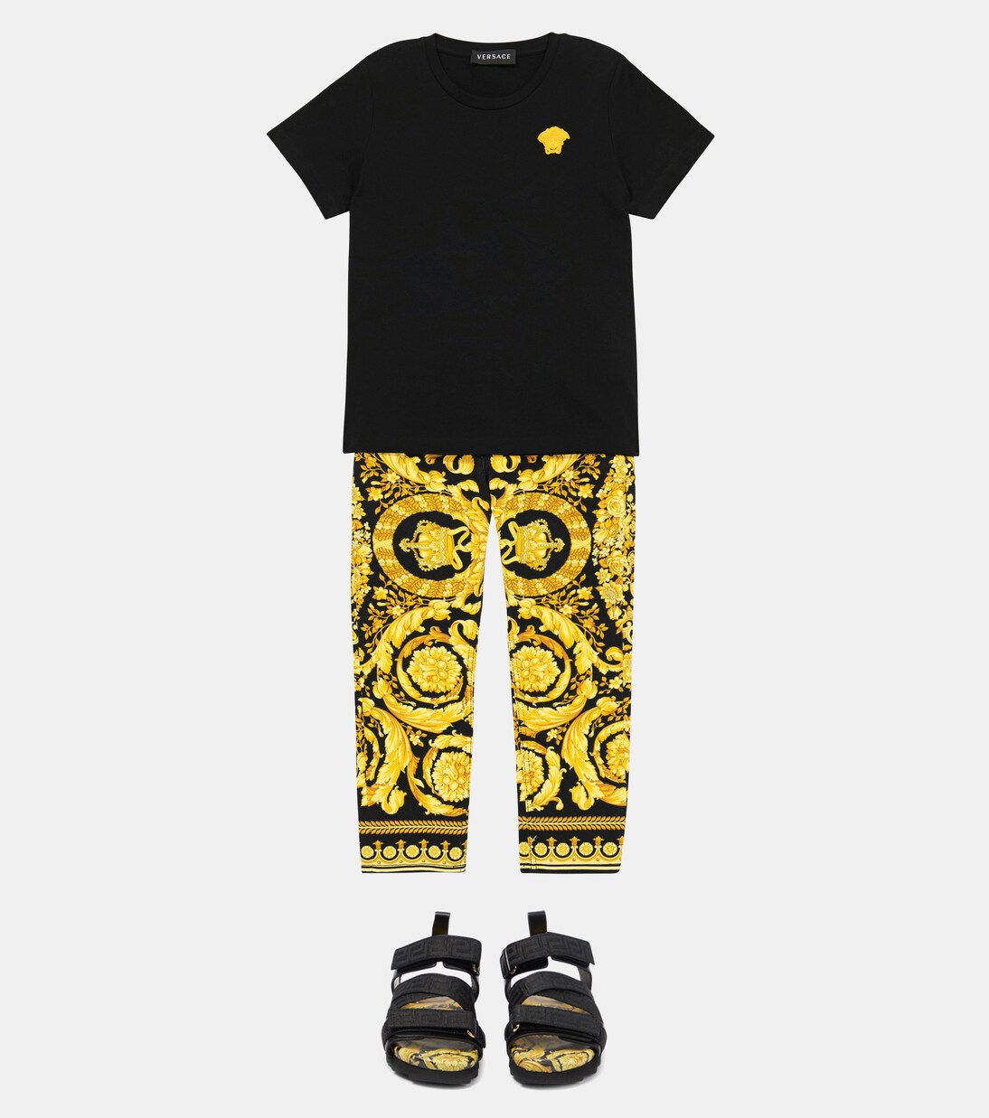 Barocco Greca sandals | Versace Kids