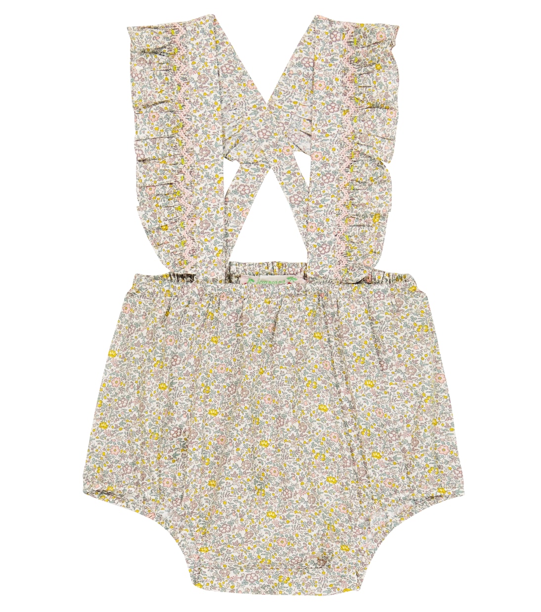 Baby Akissi floral cotton playsuit | Bonpoint