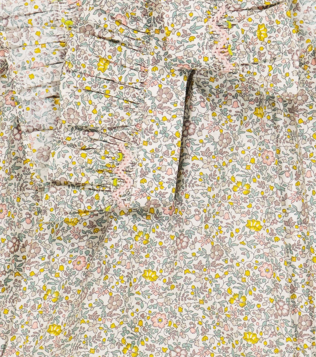 Baby Akissi floral cotton playsuit | Bonpoint