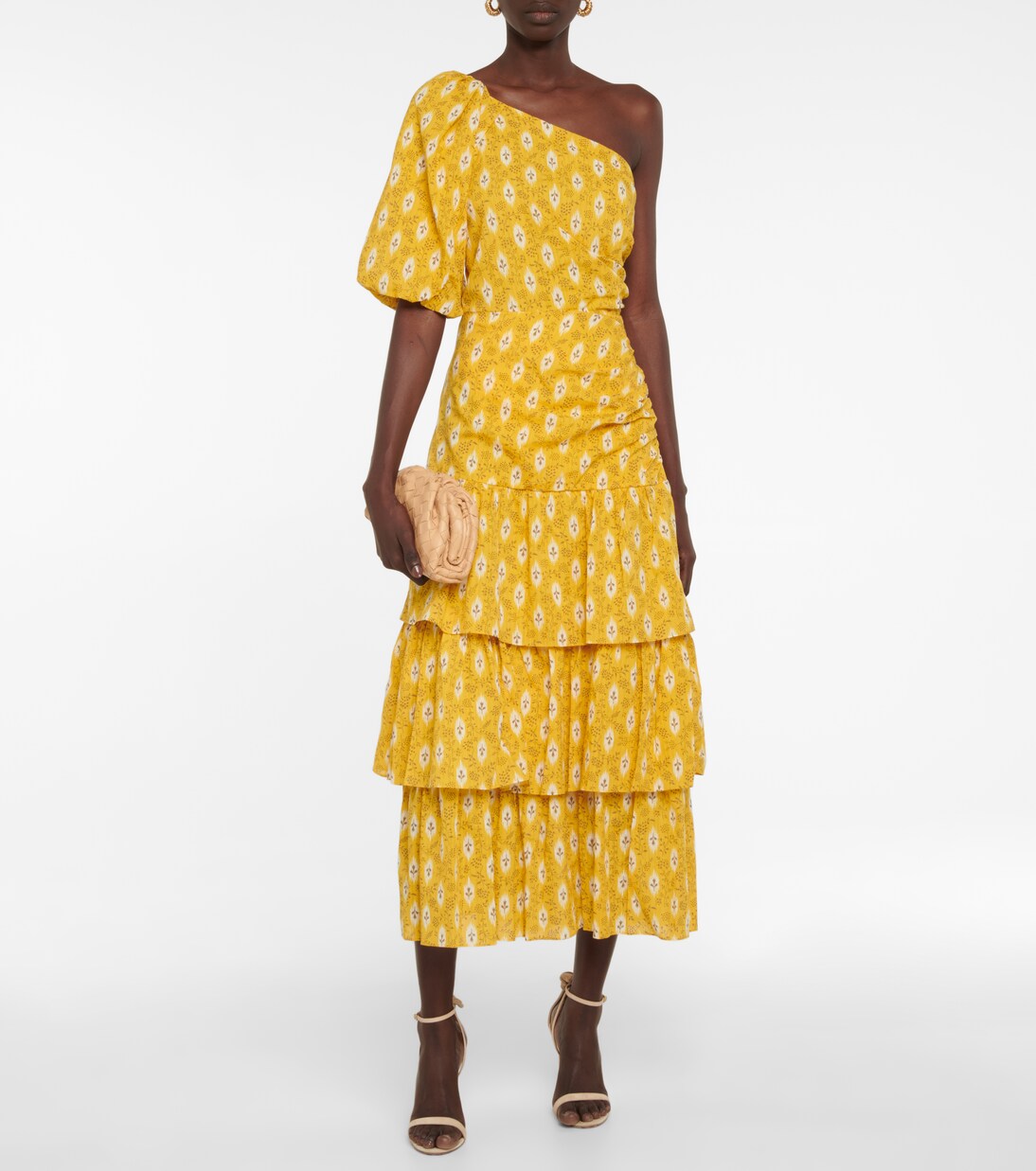 Robe longue Virginia en coton et soie | Veronica Beard