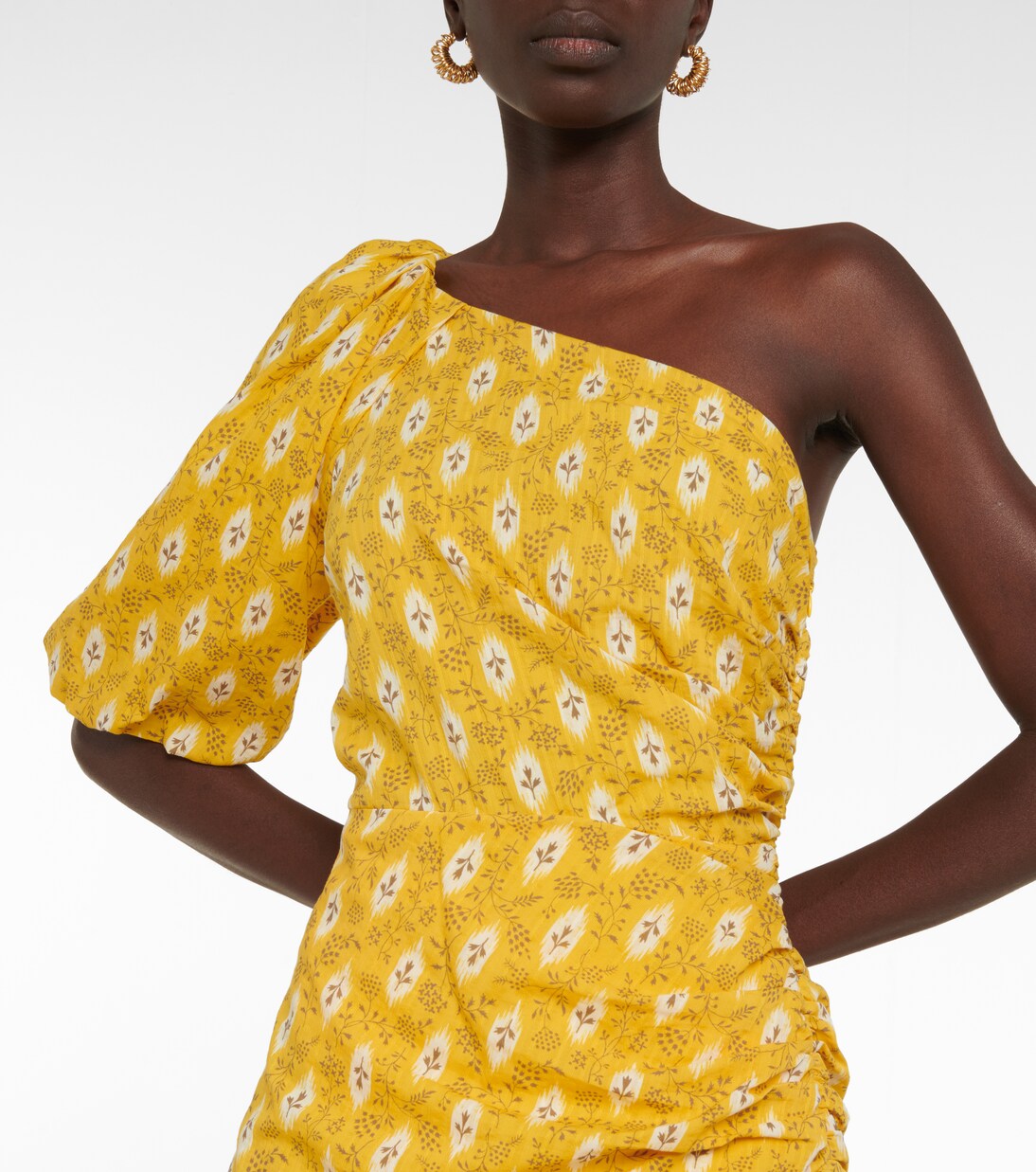 Robe longue Virginia en coton et soie | Veronica Beard