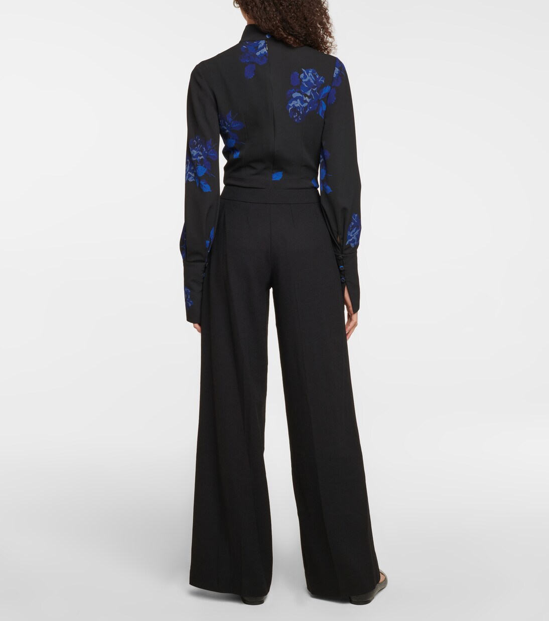 Pantaloni Benny in lana a vita alta | Emilia Wickstead