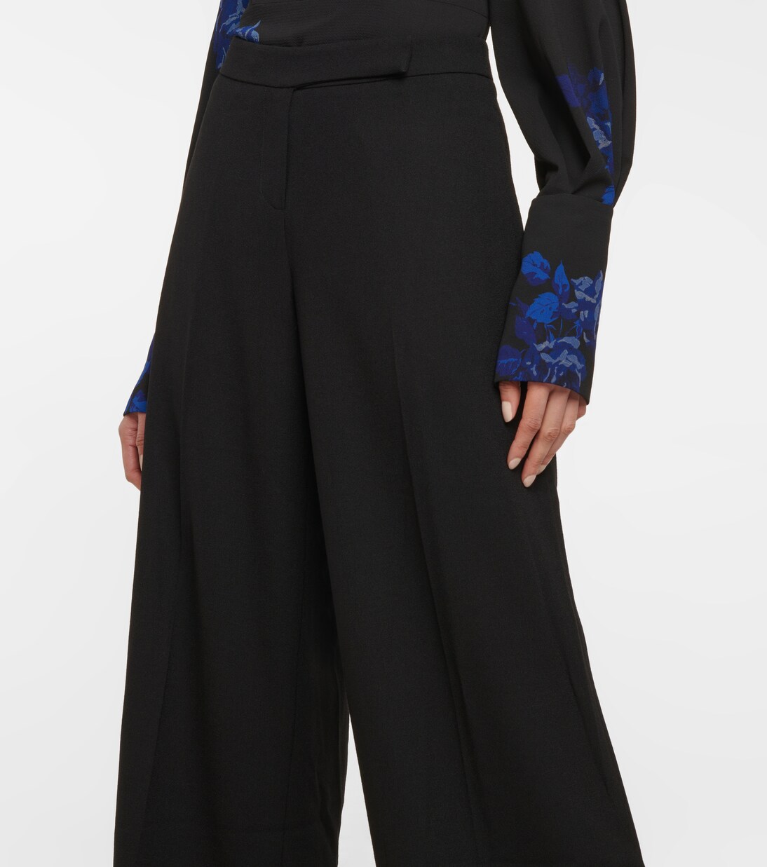 Pantaloni Benny in lana a vita alta | Emilia Wickstead