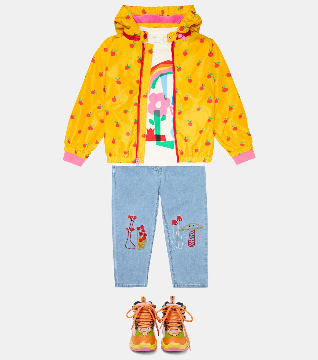 Printed rain jacket | Stella McCartney Kids